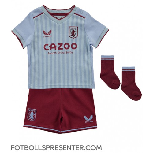 Aston Villa Philippe Coutinho #23 Bortatröja Barn 2022-23 Kortärmad (+ korta byxor)